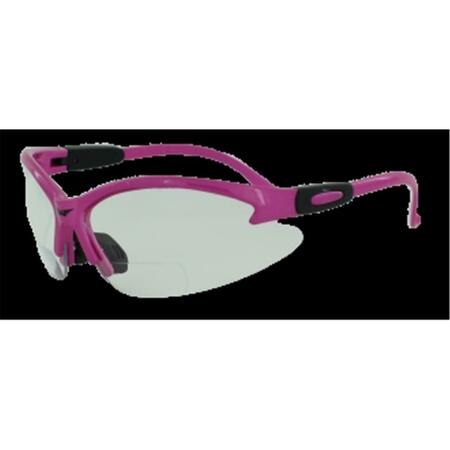 SAFETY Cougar Glasses With Pink 2.0 Clear Lens Cougar Pink 2.0 CL